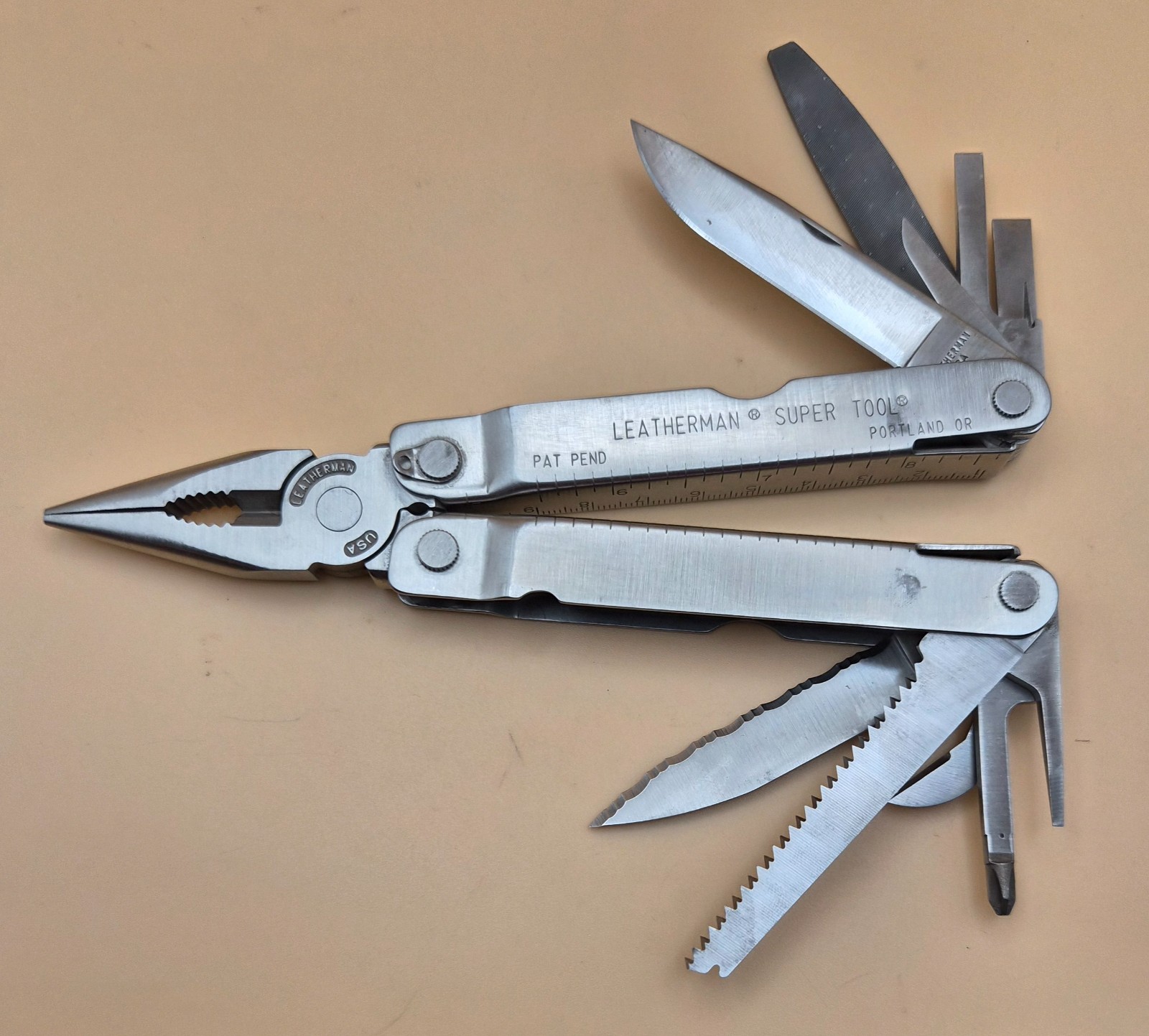 Retired Leatherman Original SUPER TOOL Multi-Tool – Good Condition (003)