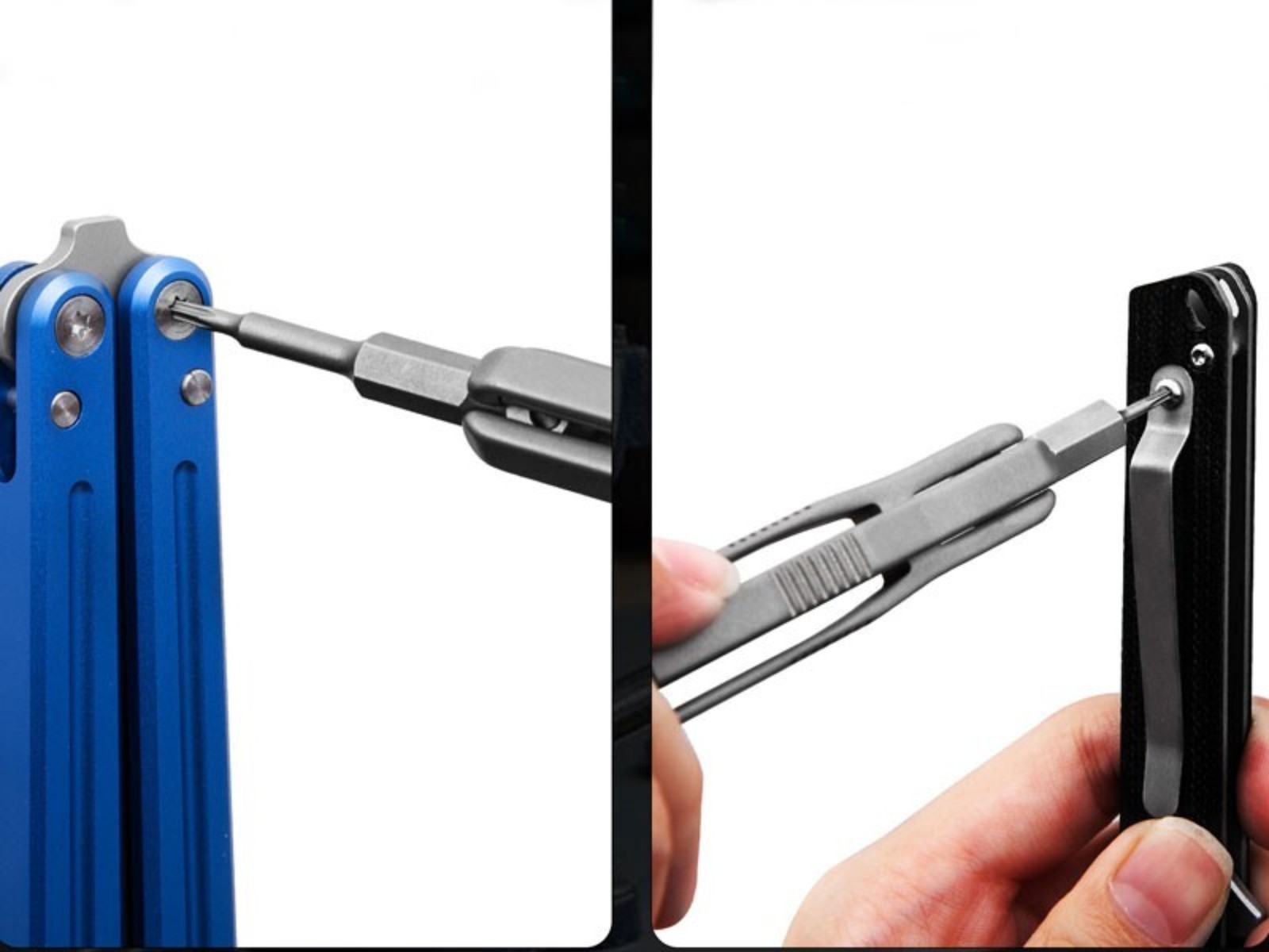 Pocket Titanium Alloy Screwdriver Cross Bit Portable Outdoor Gadget EDC Tools