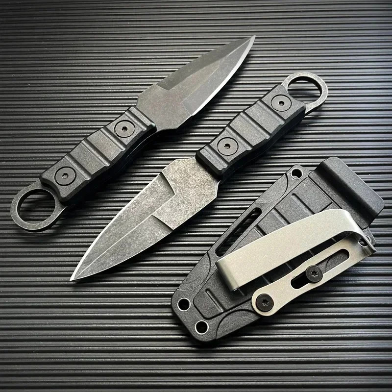 Outdoor Straight Knife High Hardness SurvivalKknife Camping EDC Portable