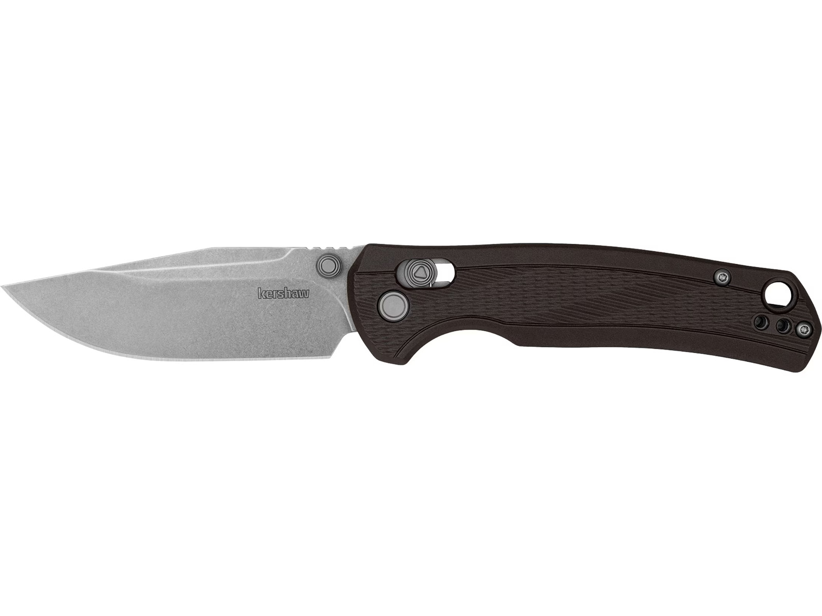Kershaw Maneuver Pocket Knife 3.15″ Drop Point 8Cr13MoV Stonewashed Blade Glass
