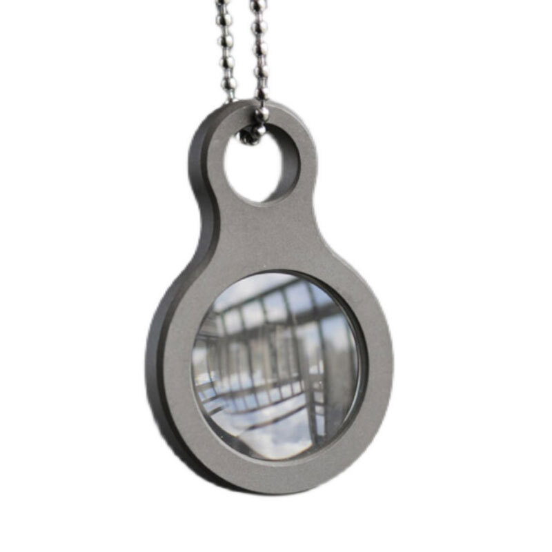 Outdoor Survival Portable Titanium Alloy Glass Magnifying Glass EDC Tools Gifts