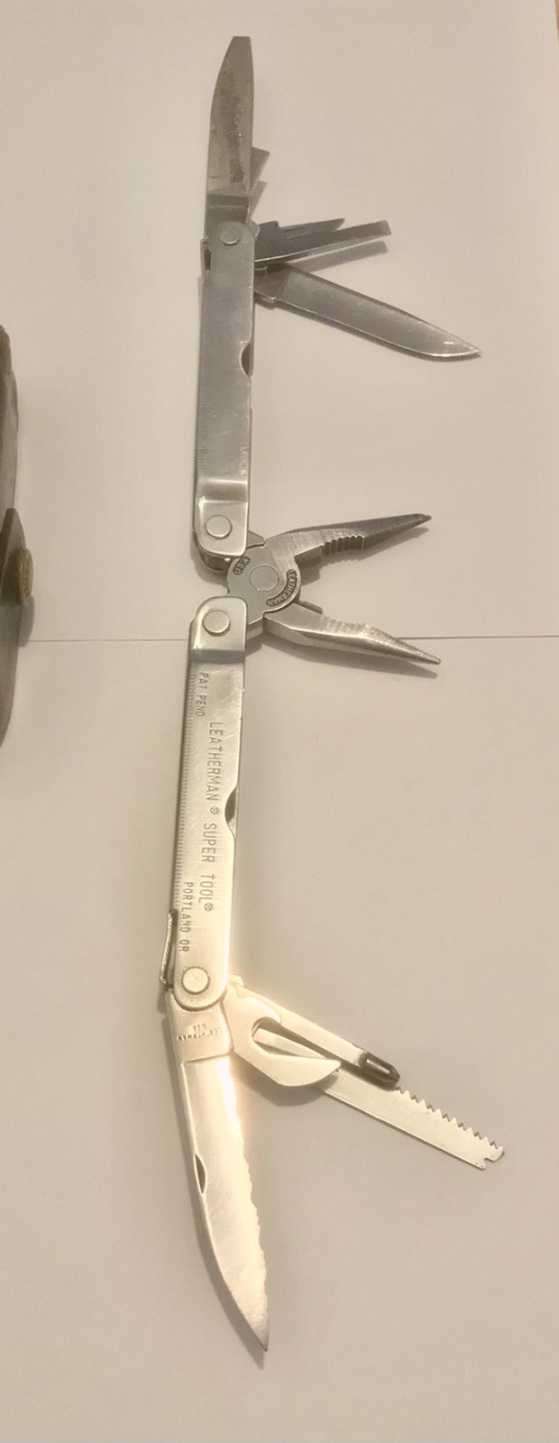 Leatherman SUPER TOOL Multi-Tool Stainless Steel Oregon USA Pat Pend VERY CLEAN