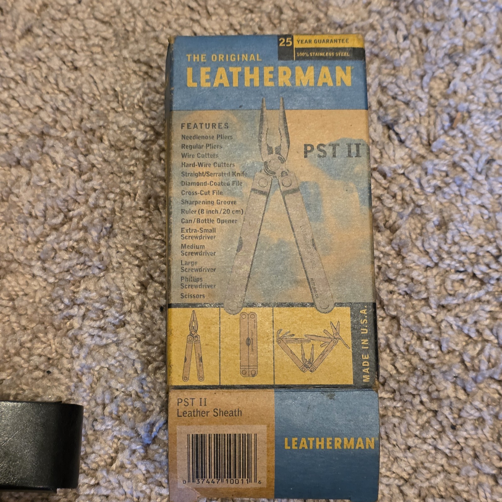 Rare Leatherman PST II Multi-Tool New NOS with box papers and sheath 1998