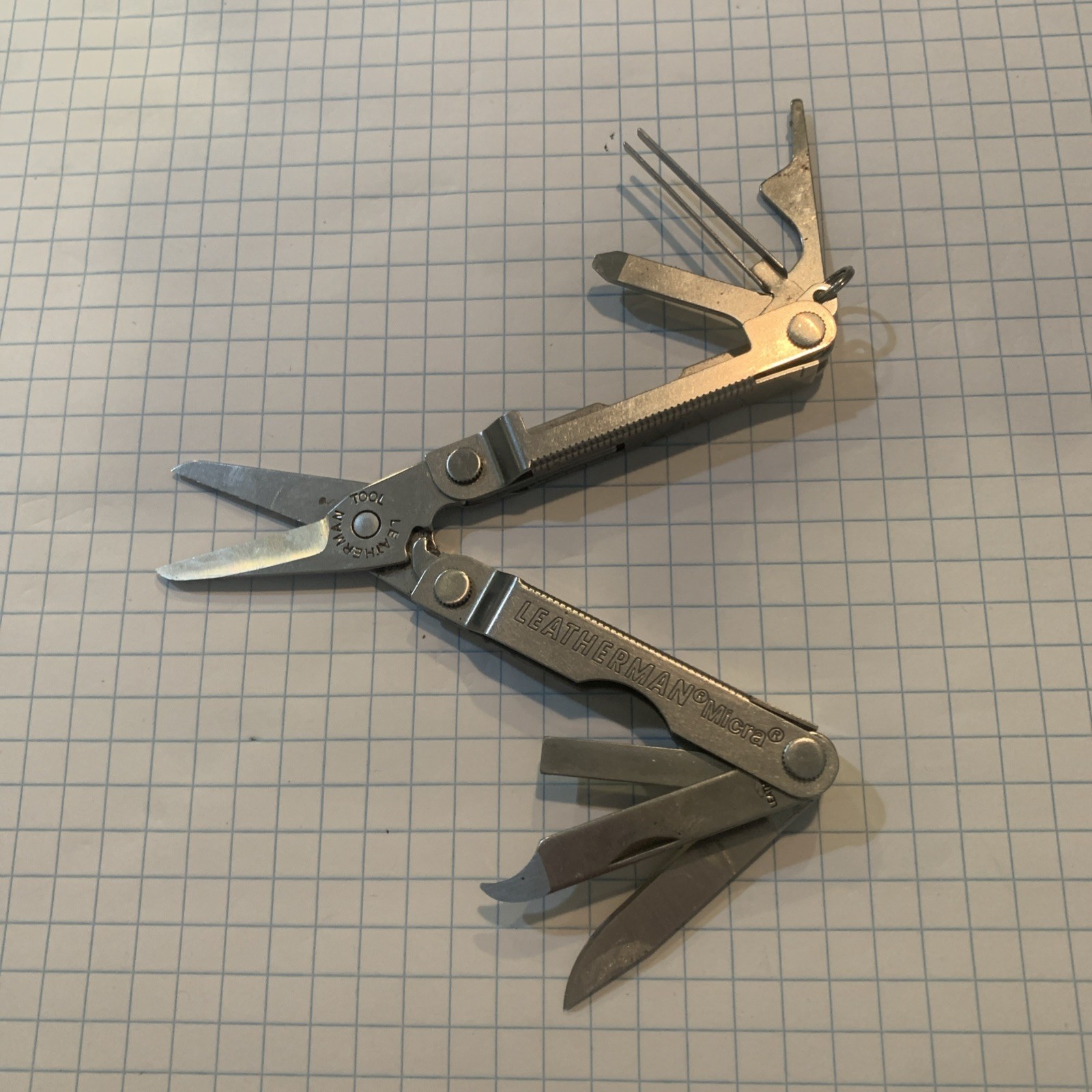 Leatherman Micra Pats Pend Mini Multi-Tool Silver VGUC