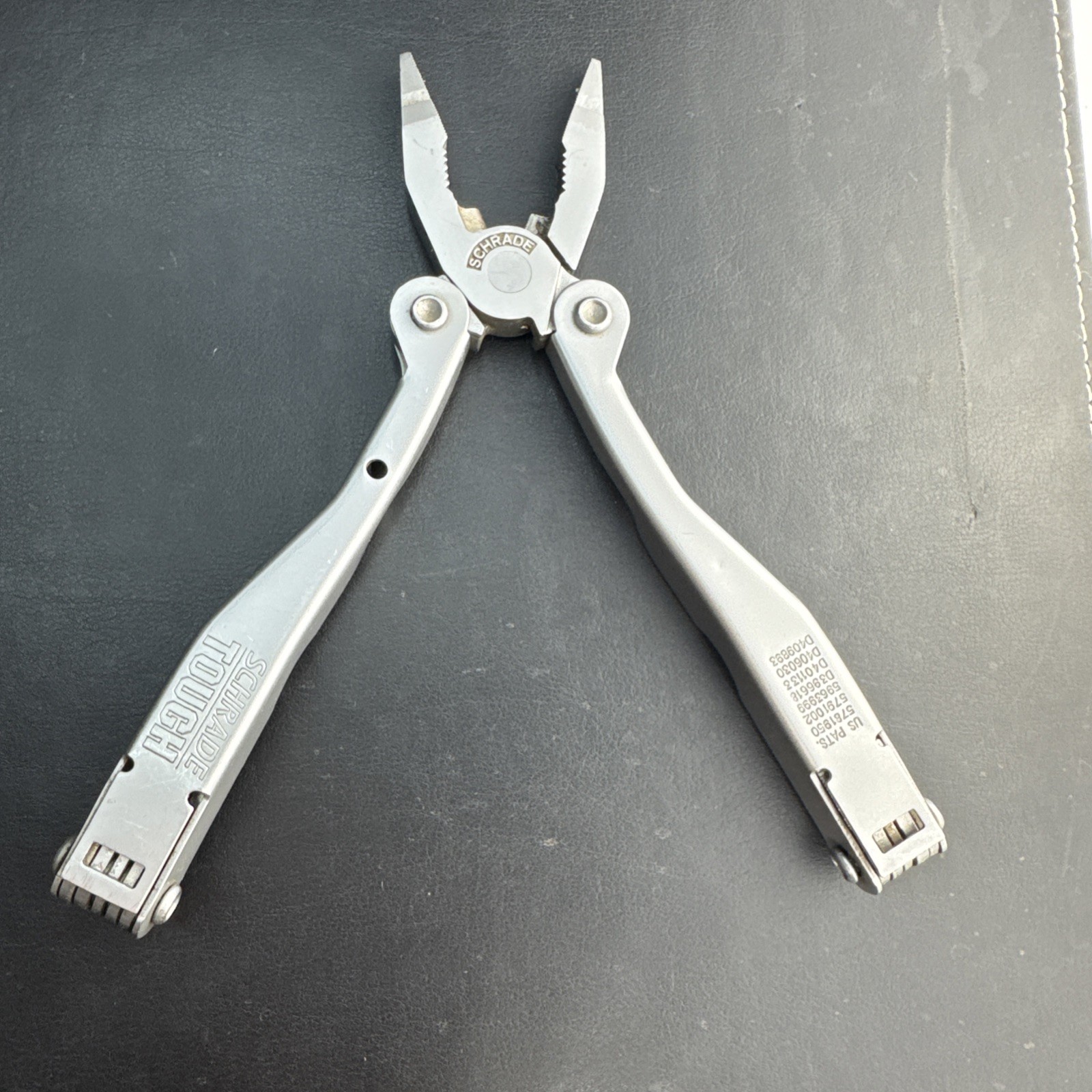 Schrade Tough Tool Multi Tool Silver Stainless Steel Handles