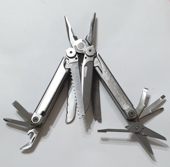 🔥🔥🔥 Leatherman 2000 Wave OG Original Gen1 Leather Sheath Multi Tool Pat Pend