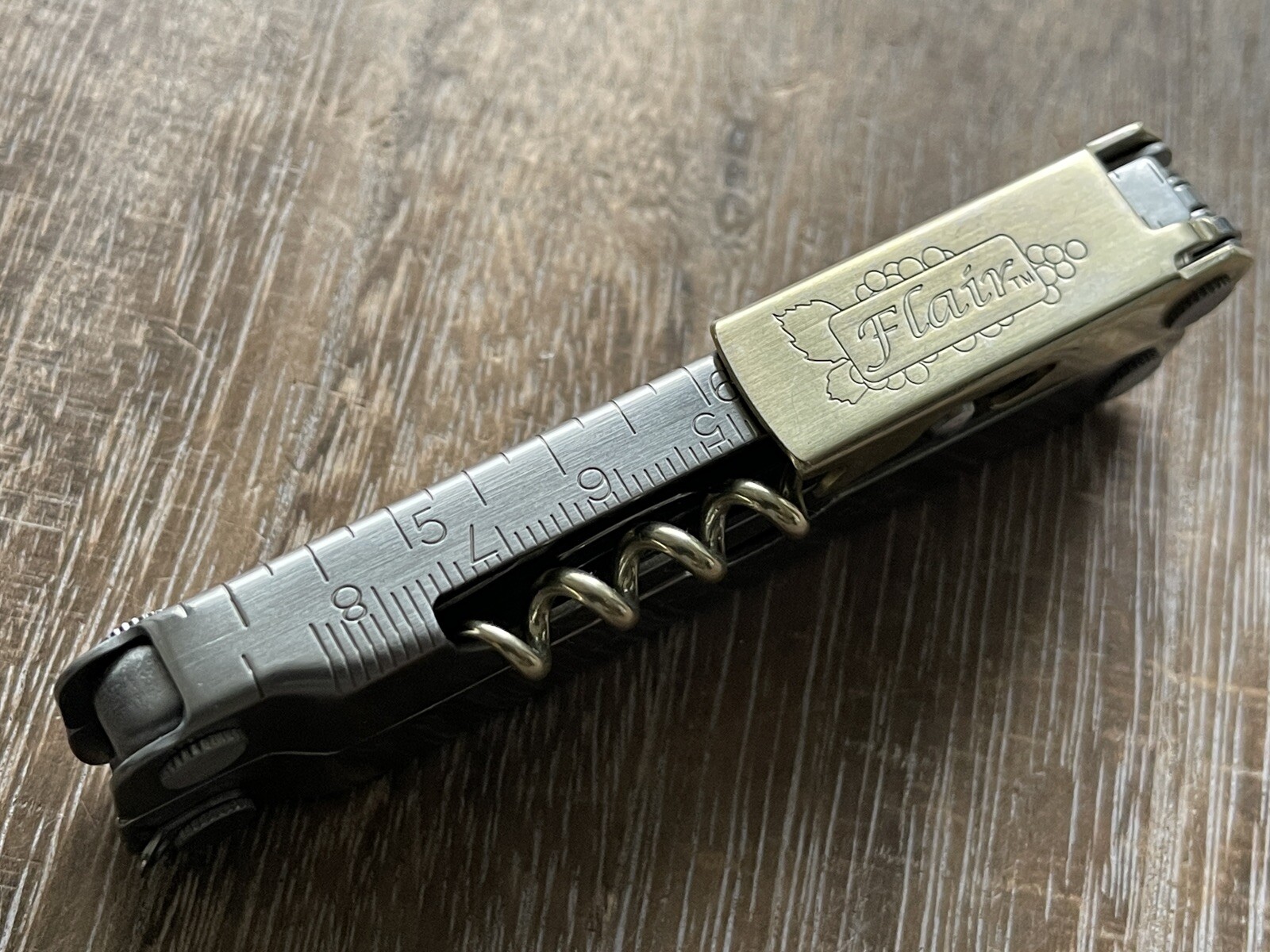 Collectible, new Leatherman FLAIR Picnic/Sommelier Multitool. branded