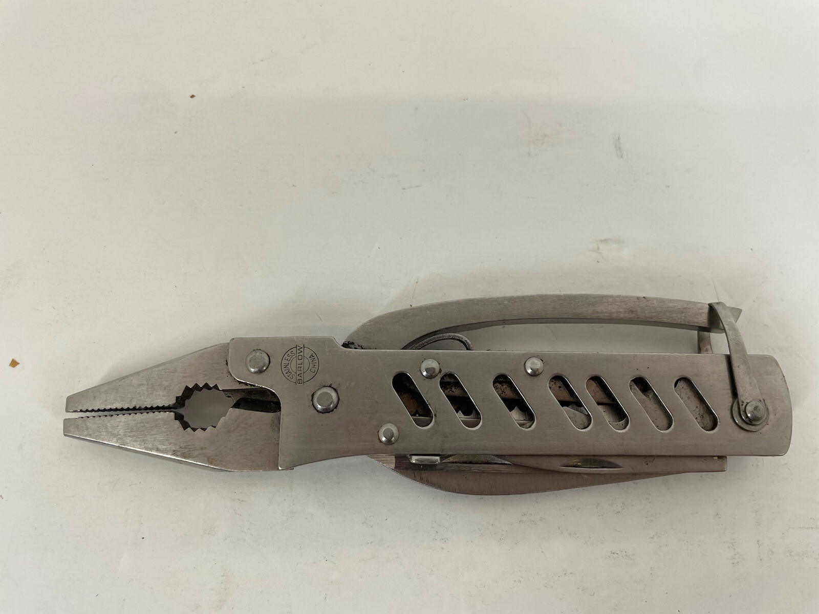 BARLOW Stainless Steel Multi-Tool Pocket Knife Portable Folding Tool