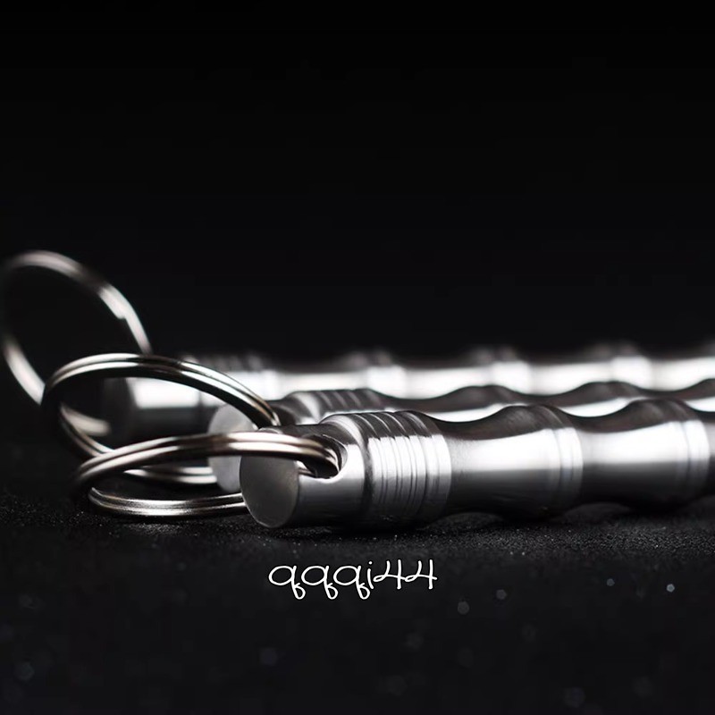 Hot Stainless Steel Cool Bamboo Bamboo Stick Multifunctional Tactical EDCTools