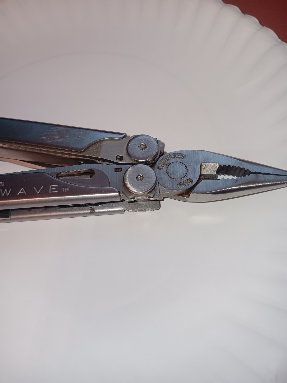 OG Leatherman Wave Multi Tool w/ Brown Leather Case / Code 0302 XLNT SHAPE USA
