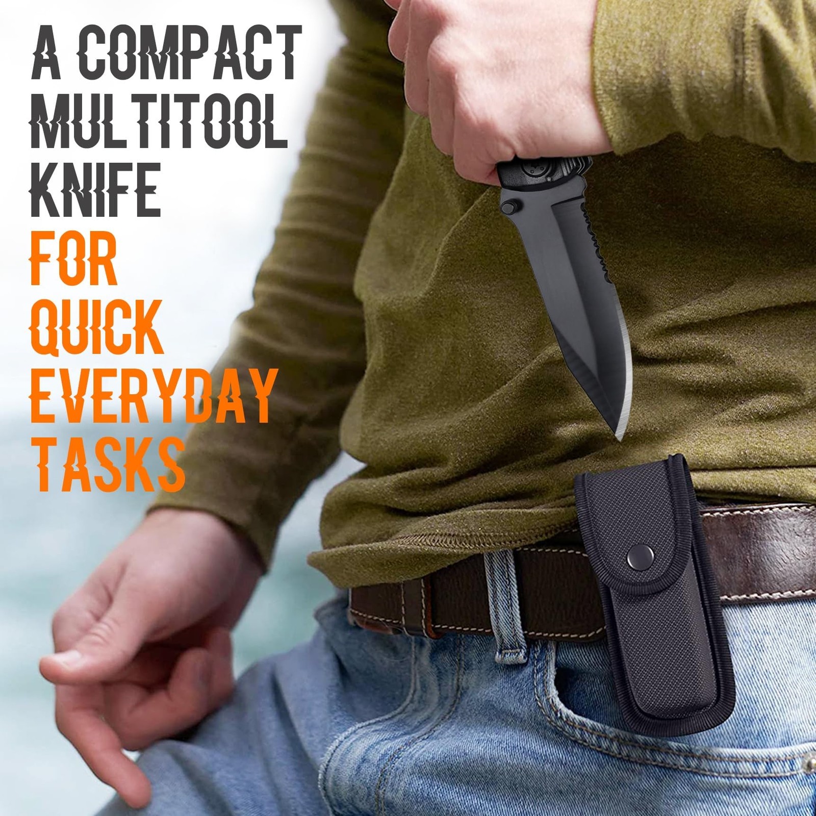 Gifts for Men Him Dad,Pocket Multitool Knife,Christmas Stocking Stuffers,Anni…