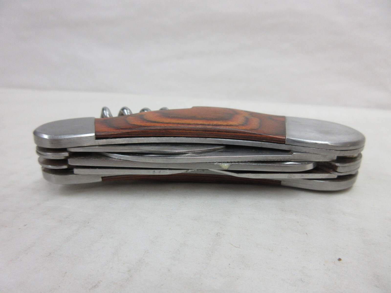 Unbranded 7 Piece Multi-Tool Stainless Steel 4 inch Pocket Camping Knife