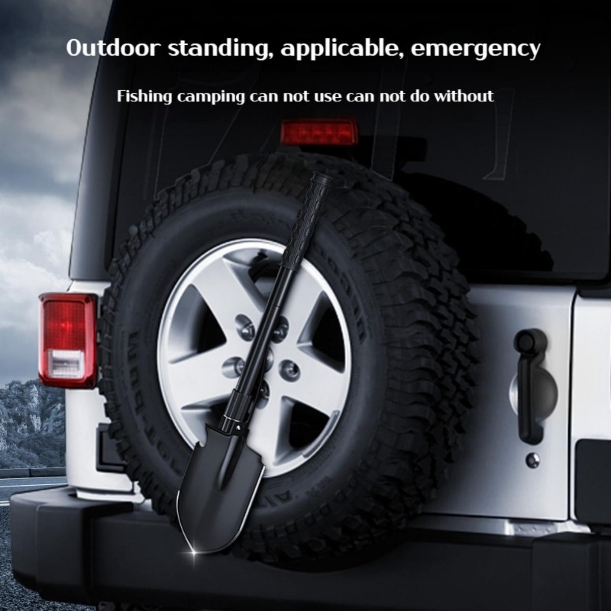 Outdoor Foldable Camping Shovel – Portable Multifunction Hiking Tool