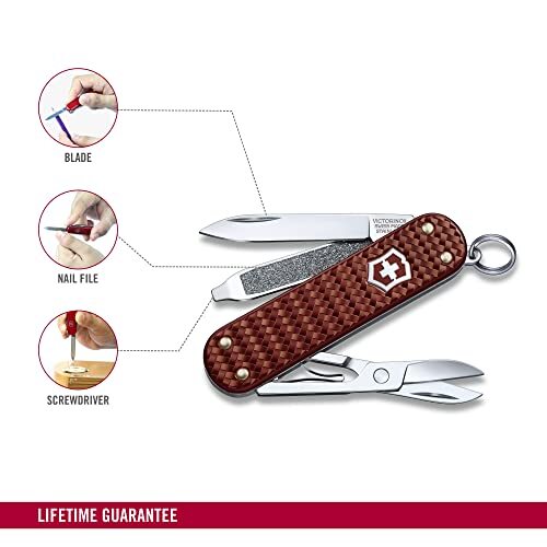Victorinox Classic SD Precious Alox Swiss Army Knife Compact 5 Function Swiss