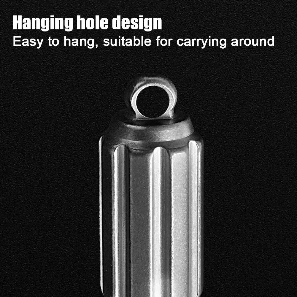 Edc Mini Titanium S2 Steel Screwdriver Portable Keychain Outdoor Pocket Tool