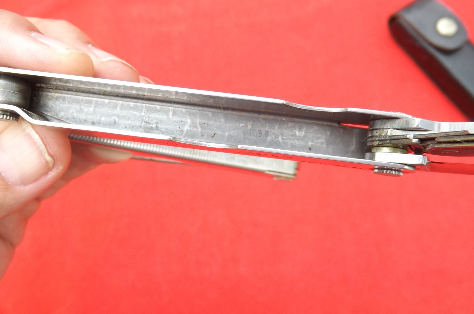 Leatherman PST II Multi-Tool Stainless Portland USA W/ Sheath Case 1198 UNUSED