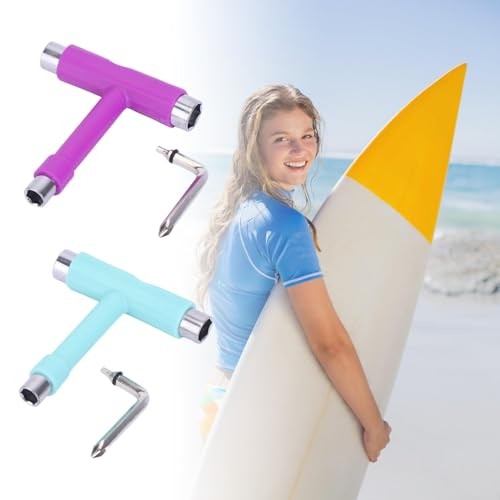 T-Shape Skateboard Tool All-in-One Multi-Function Wrench for Longboard Scooter