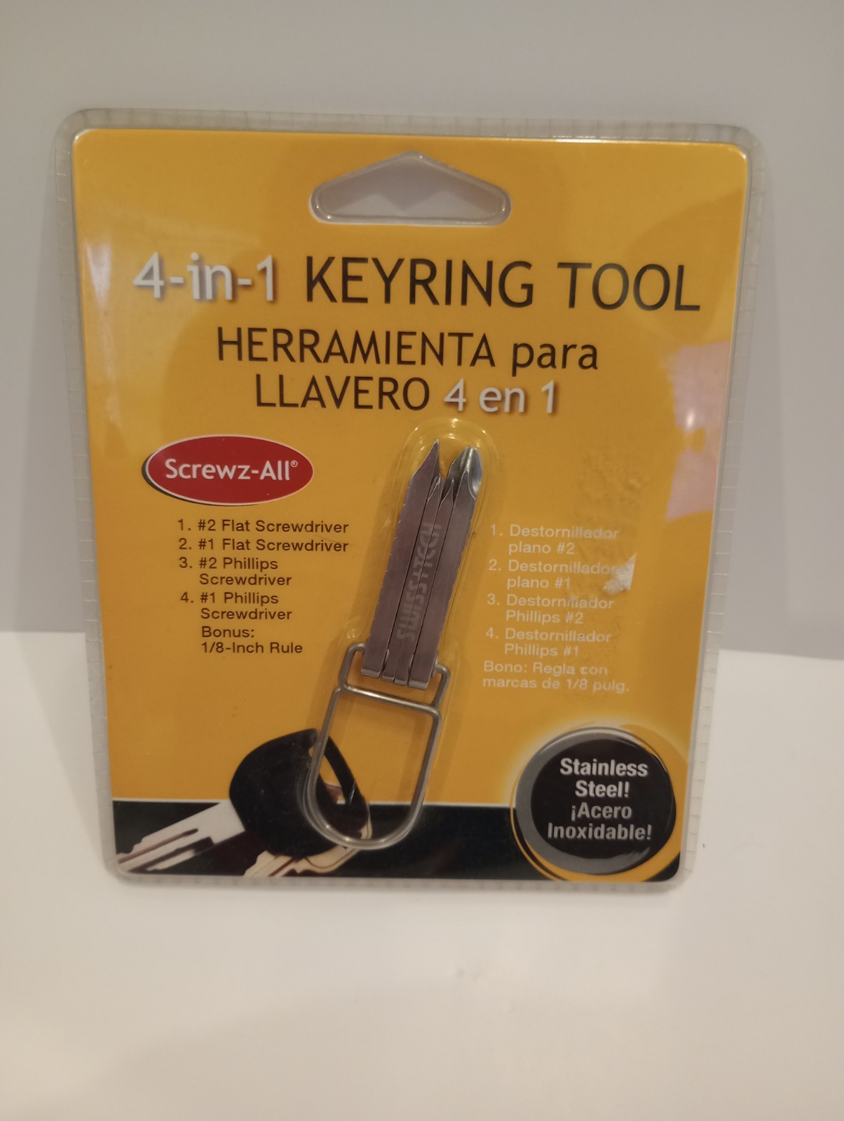 Swiss Tech 4-in-1 Multi-Tool Screwz All & Key Ring