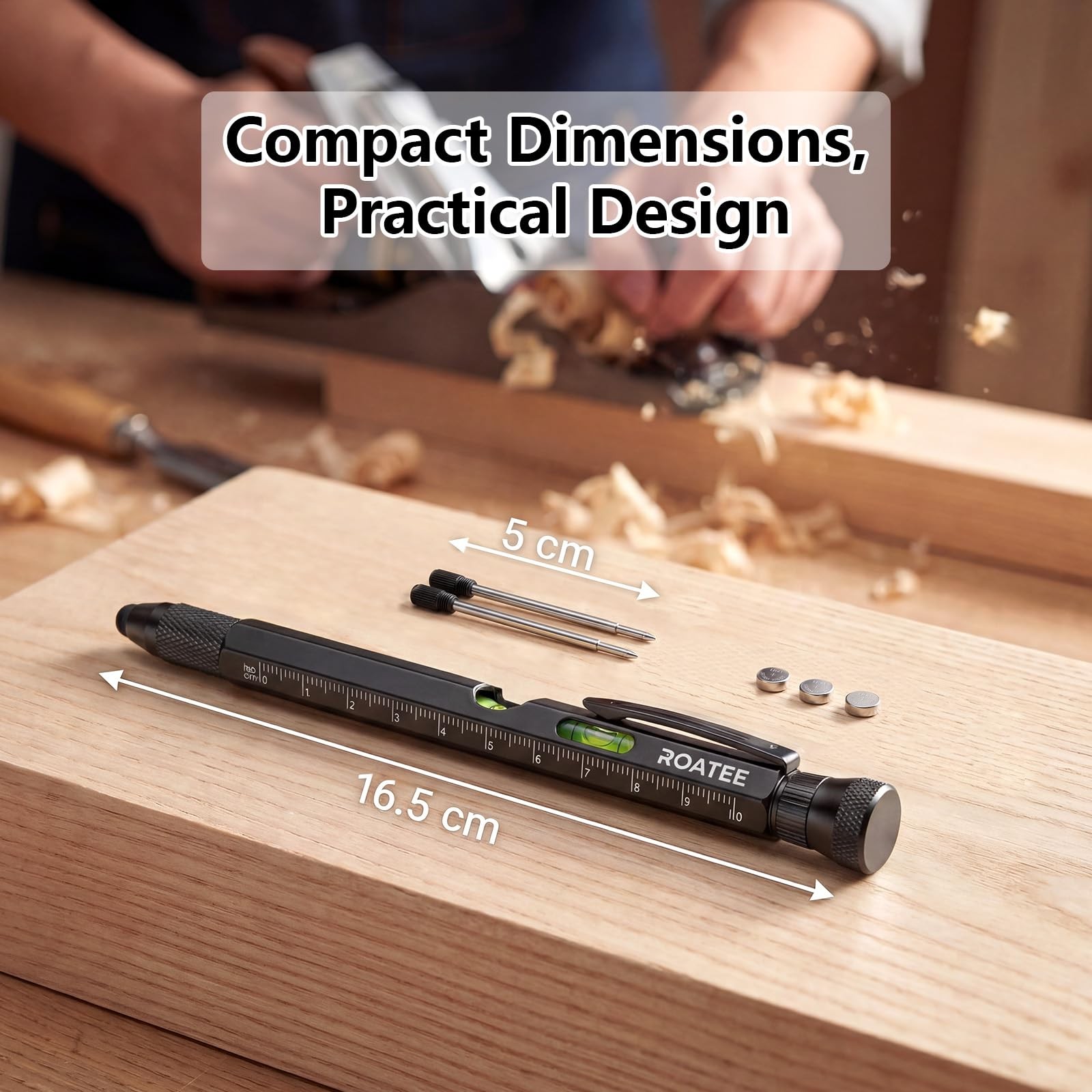 Fathers Day Men Multi Tool Pen 12 in 1 Cool Stuff Gadgets Gift for Husband Da…