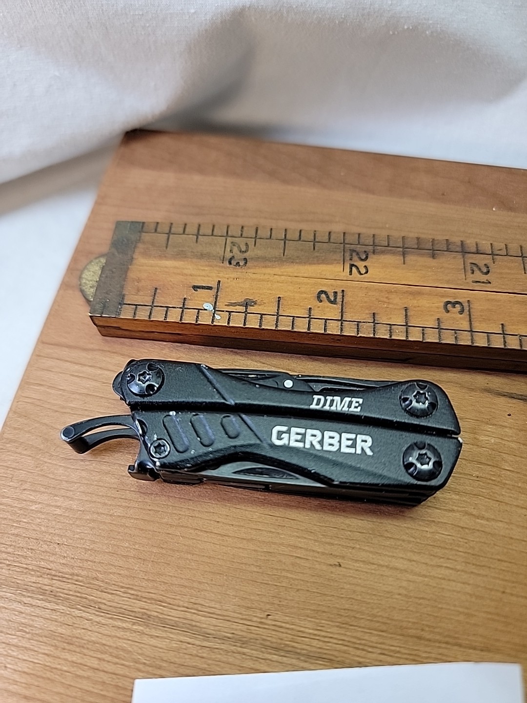 Gerber Dime Black On Black Multi-tool Pocket Knife
