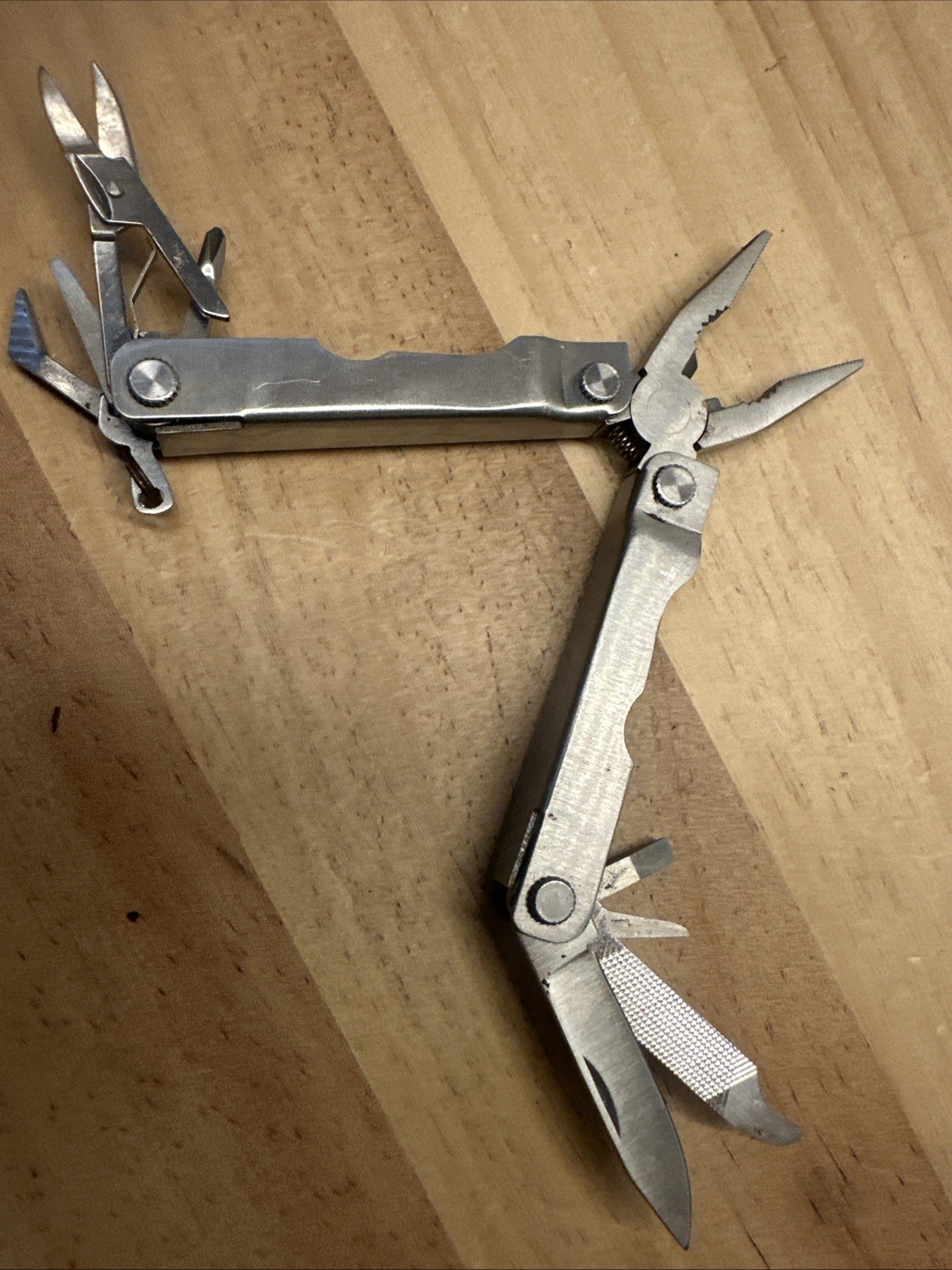 12-in-1 Mini Multitool Key Chain Folding Pocket