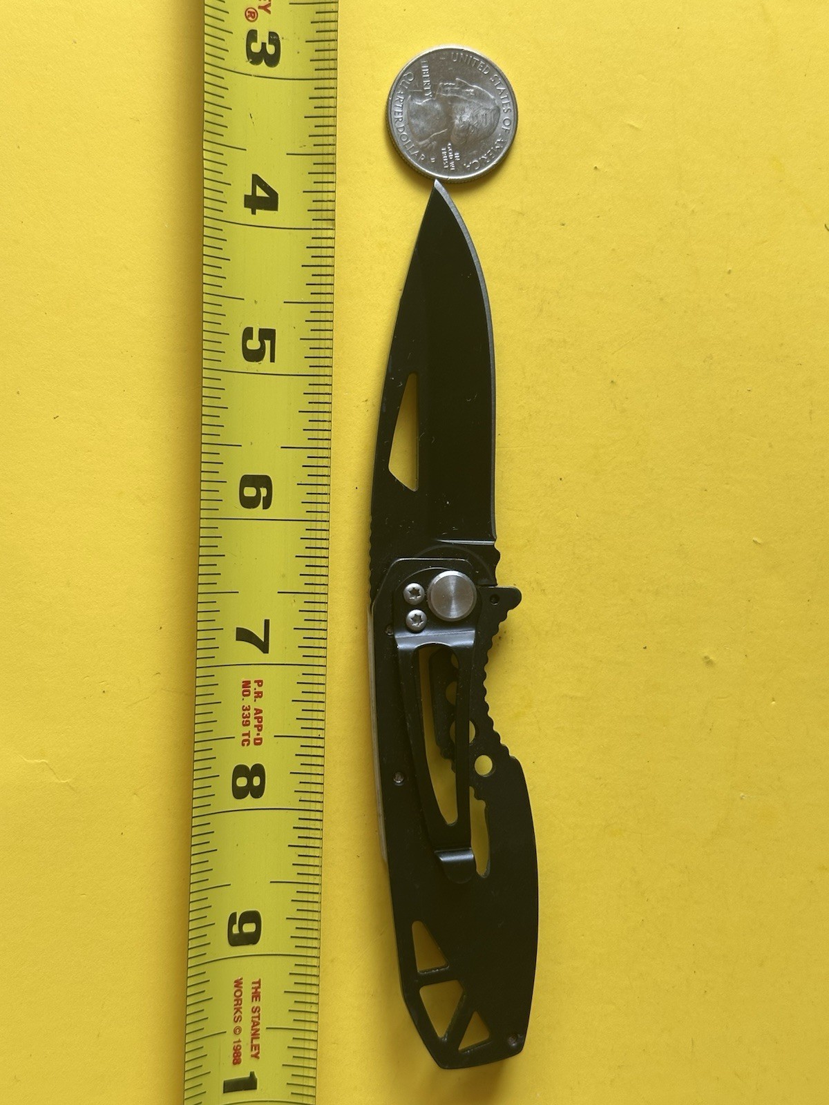 Snap-On BLACK /RED Pocket Knife SUPER NICE!! TSA Confiscated