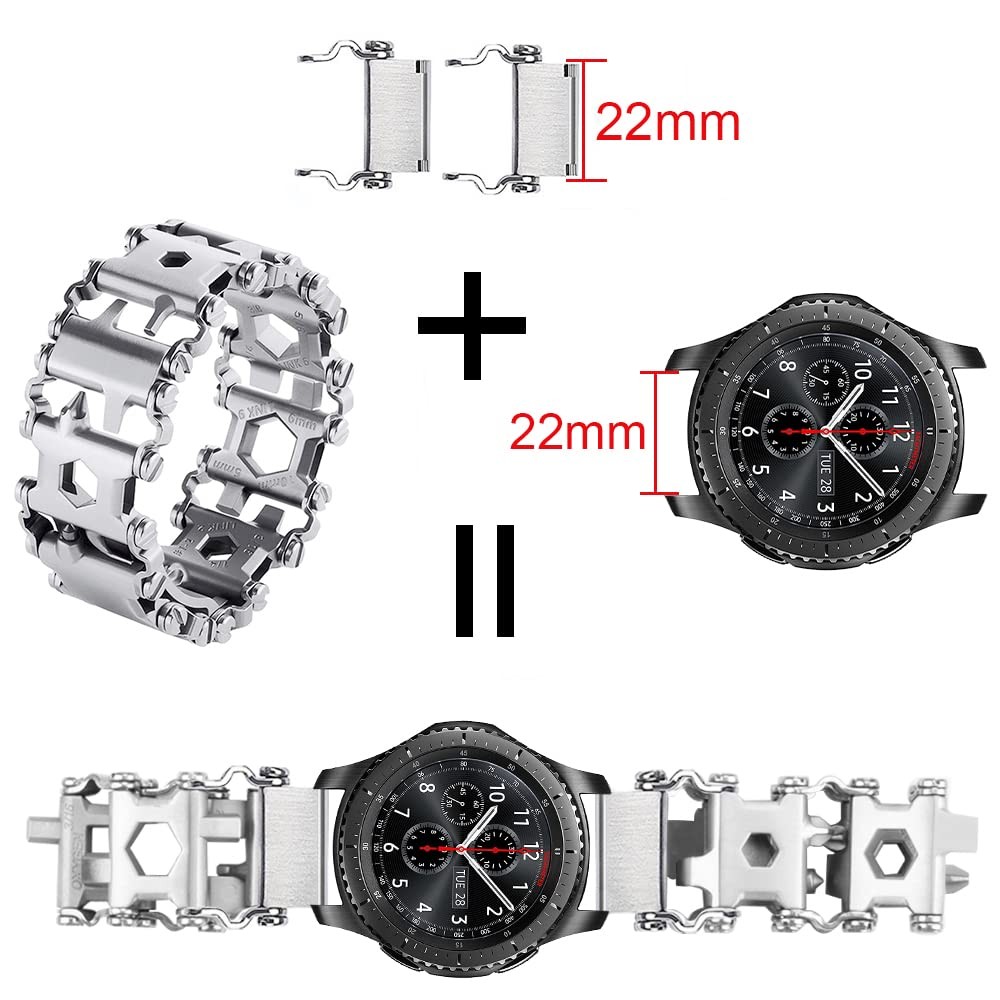 Stainless Tool Bracelet for Men for LEATHERMAN TREAD and Band 29 in 1 Surviva…