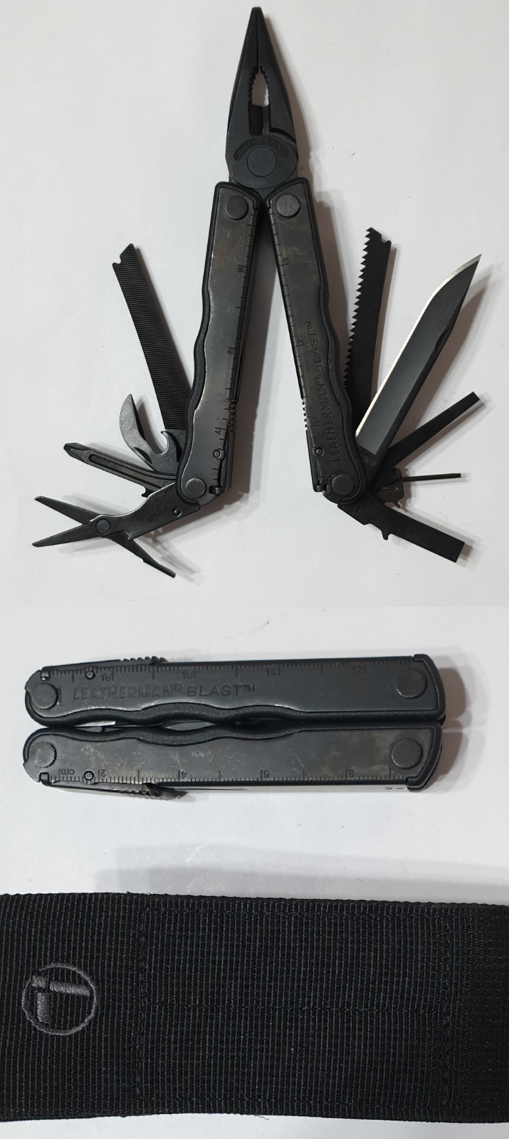 🔥🔥 Leatherman Black BO Blast Multi Tool Military Retired Collectable Rare