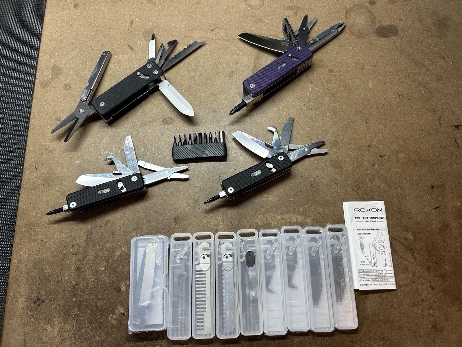 ROXON Multitool Lot KS2 Elite Flex Companion Mini Multitool Plus Many Extras