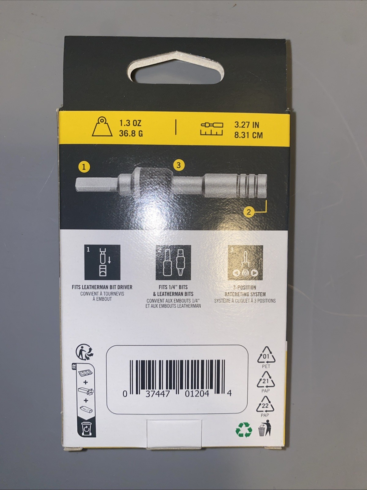 Leatherman Ratchet Driver – 1/4” Hex Bit Driver – 931032 | In Hand Brand New