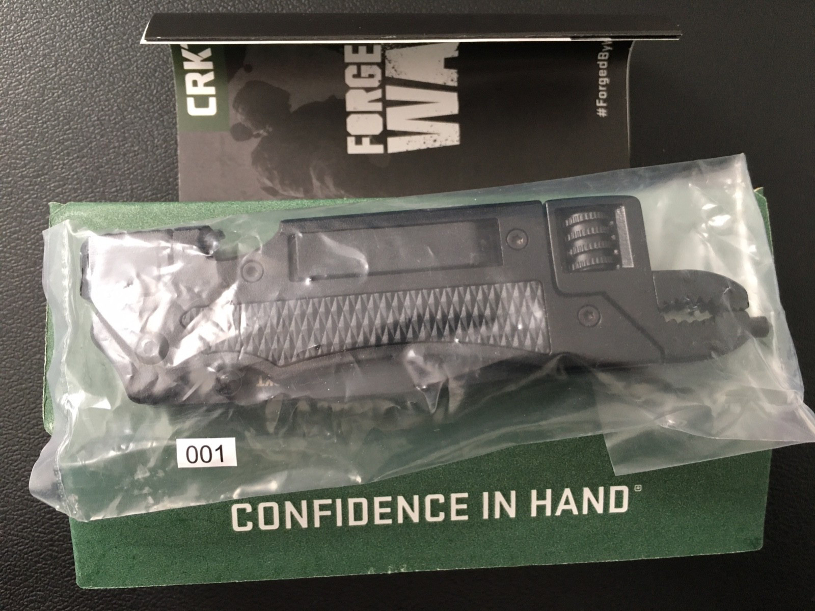 CRKT SEPTIMO Multi-Tool_Black Oxide_8Cr13MOV Tanto Blade_New In Box