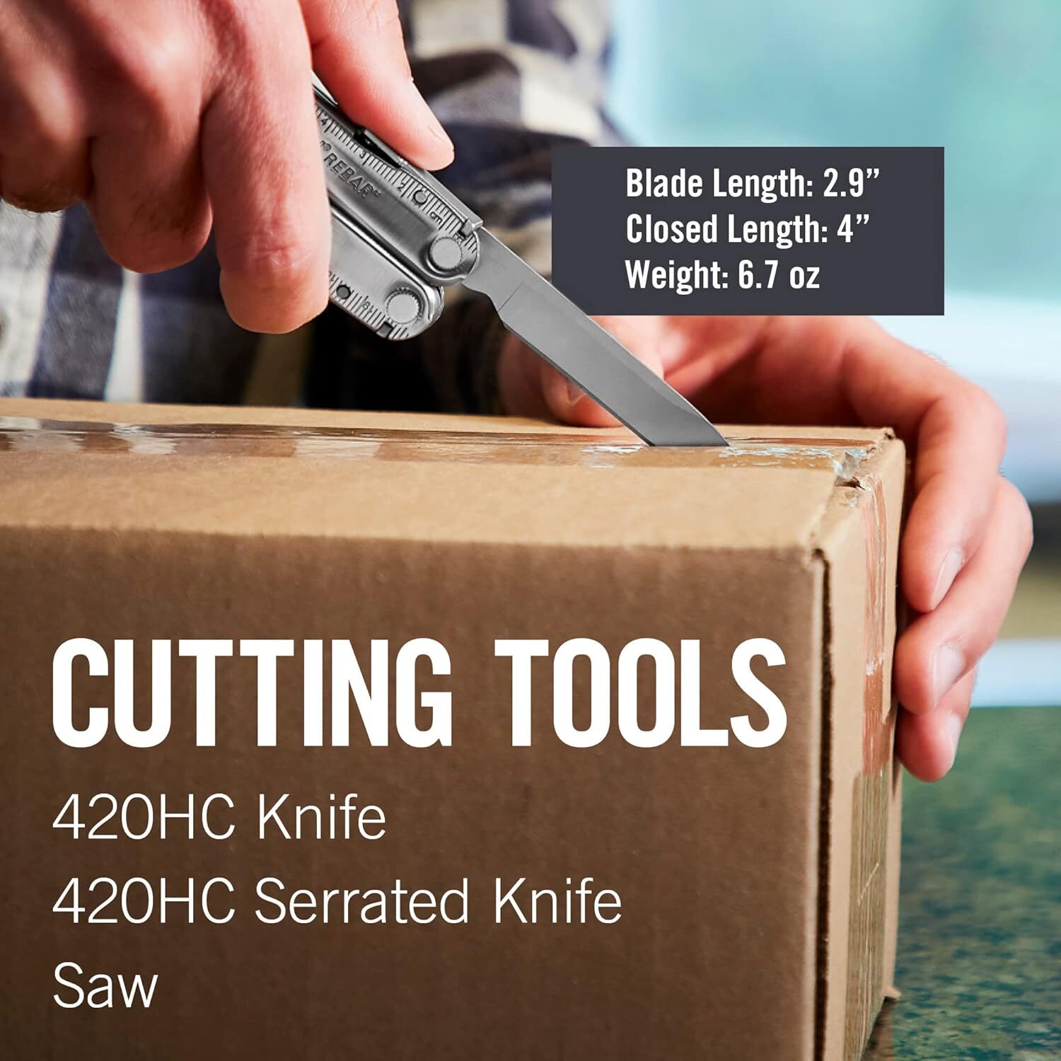 NEW.Rebar Multitool with Premium Replaceable Wire Cutters and Saw,Coyote