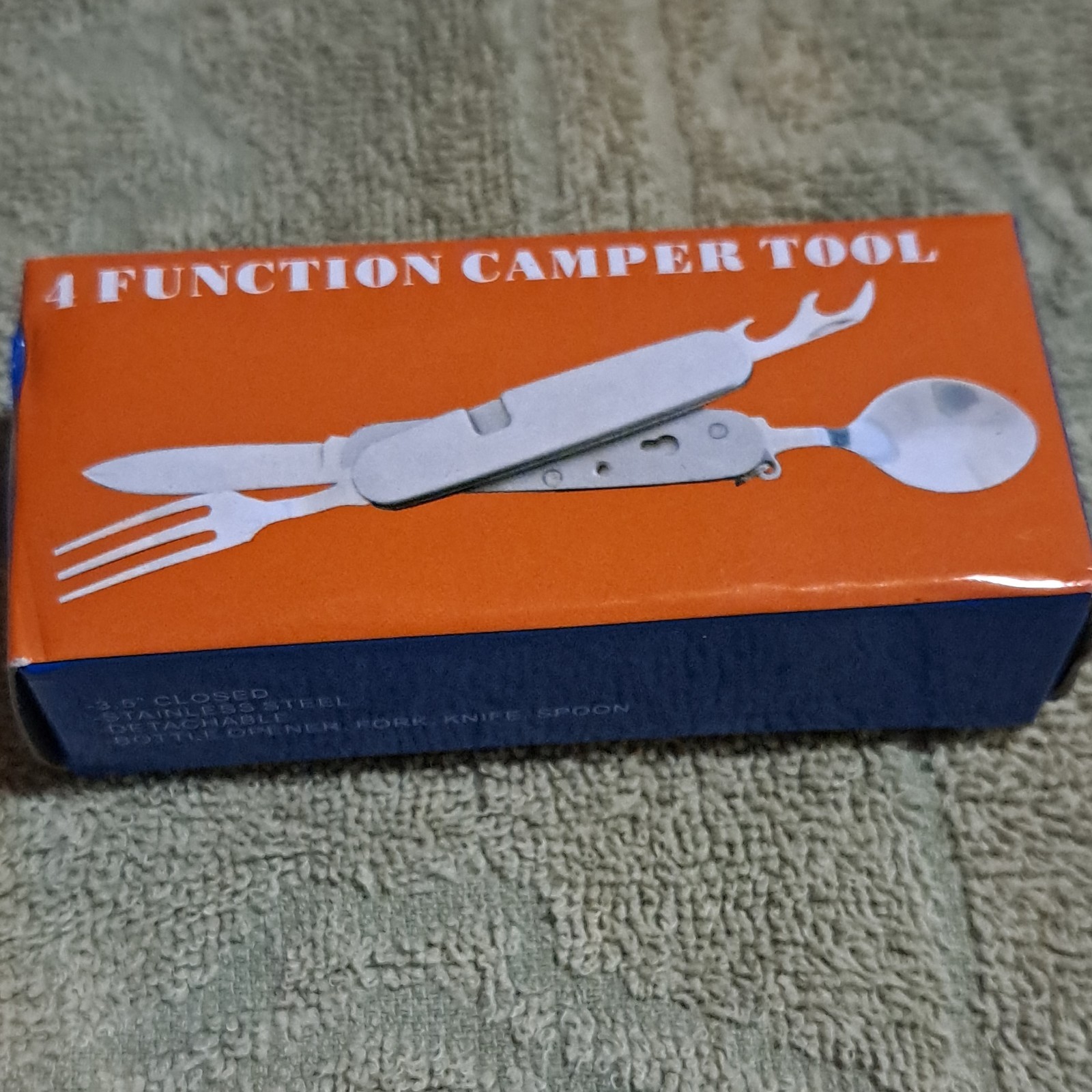 Detachable Stainless Steel Multi-Tool Knife Fork Spoon Bottle Opener