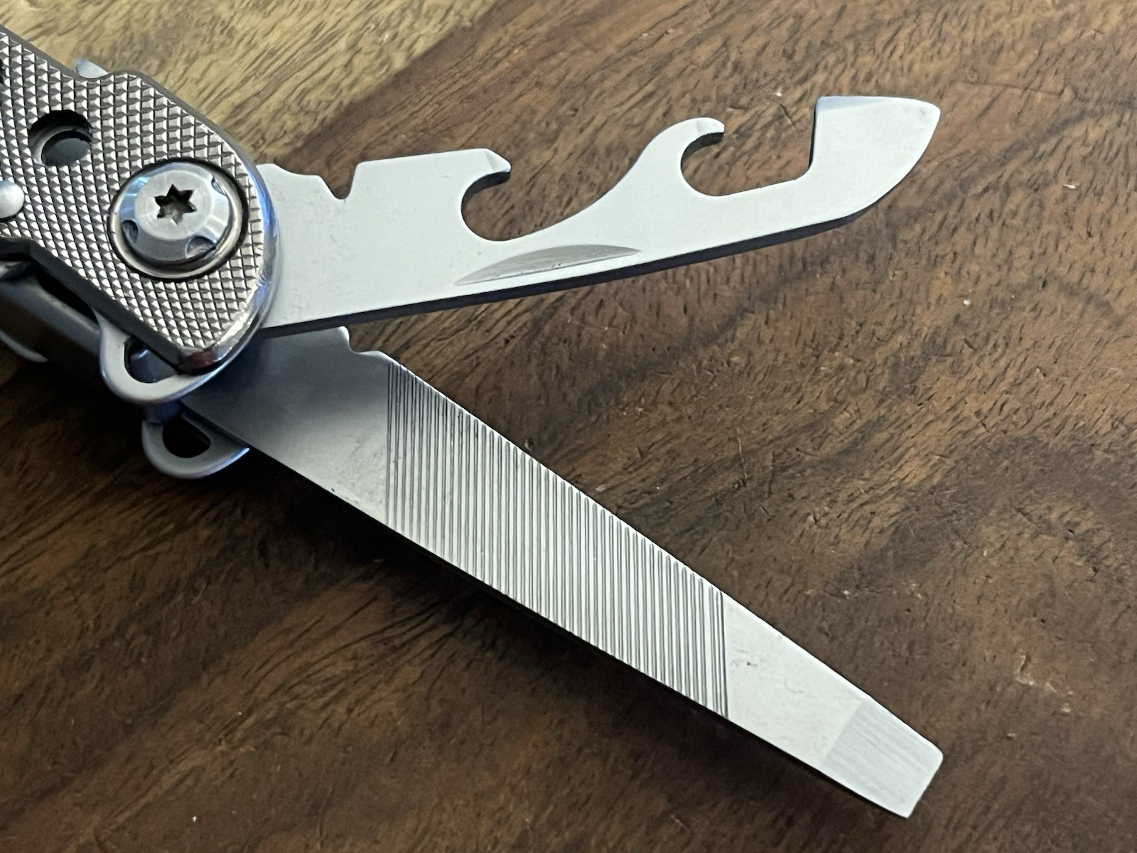 Explora Multitool Stainless Steel Knife Saw Pliers Etc. wSheath