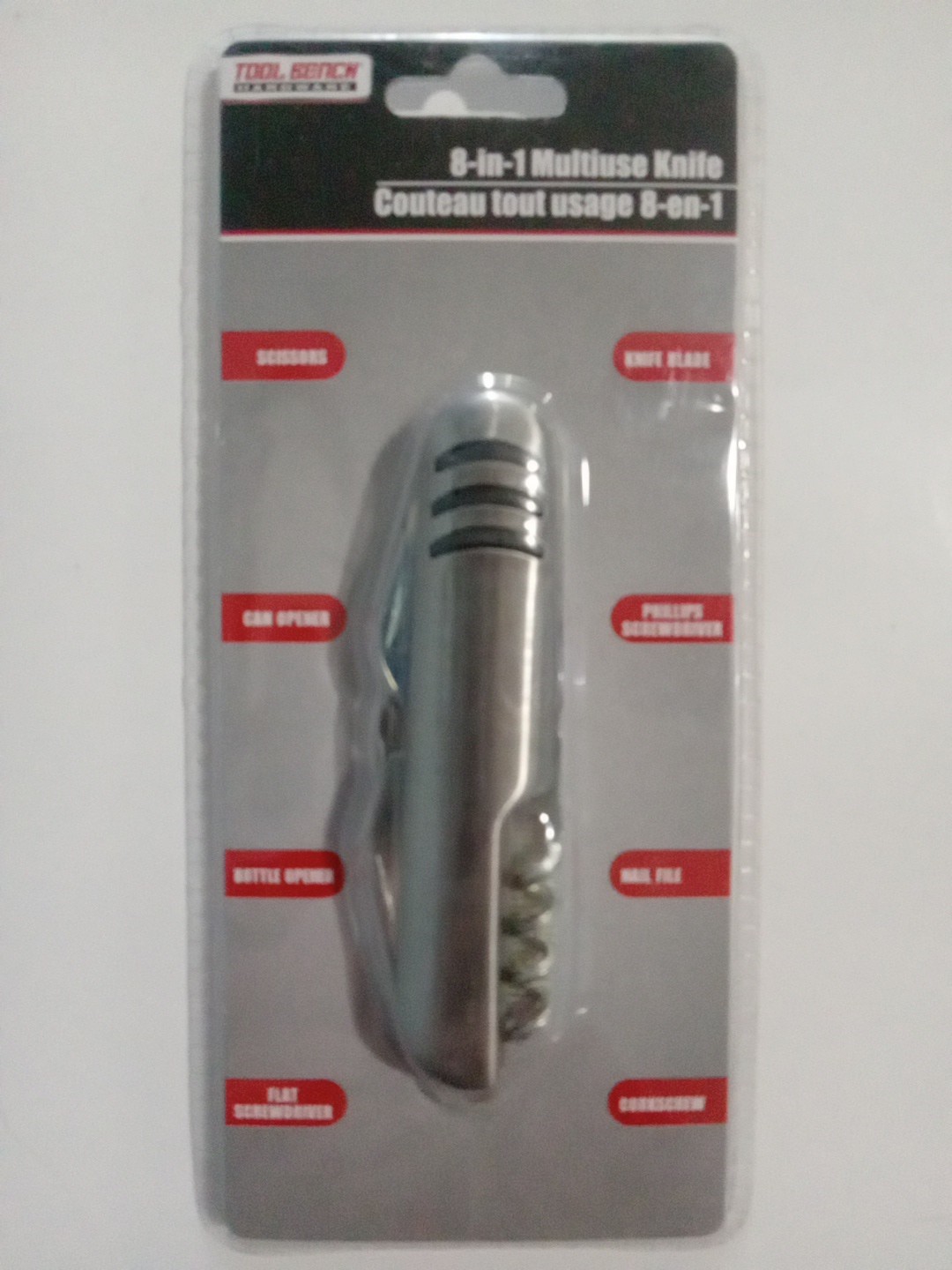 Tool Bench Hardware MULTI USE KNIFE TOOL 8-in-1 Brand New Sealed