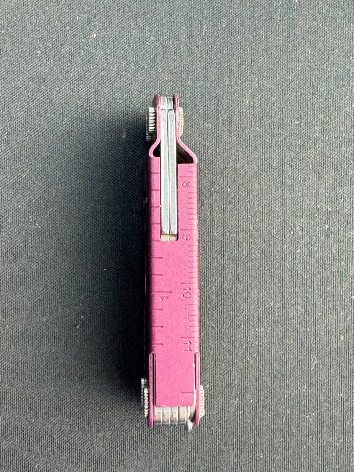 Leatherman Micra 10 in 1 Multitool Anodized Aluminum – Cherry