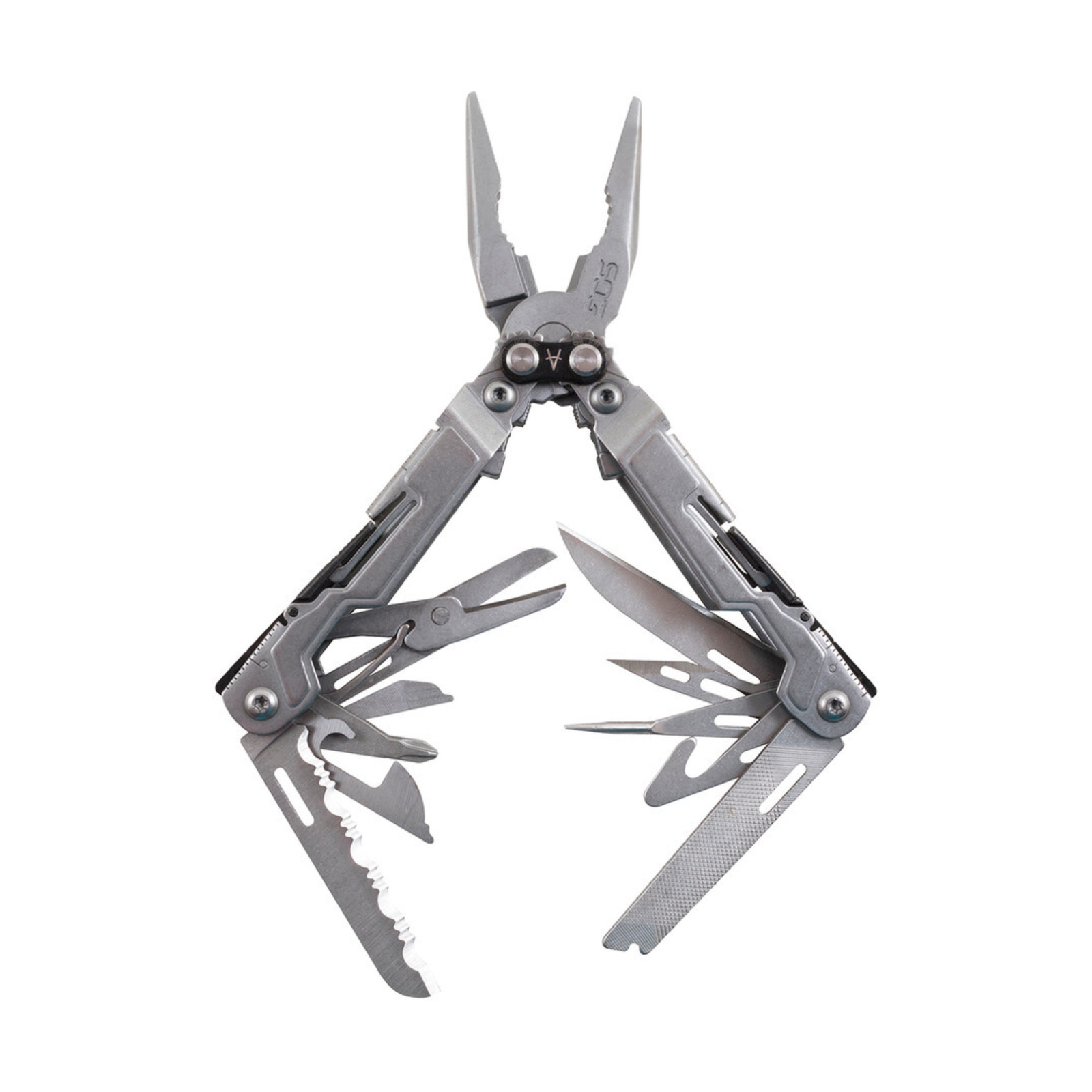 SOG PowerPint Mini Compact Stone Wash Stainless Steel Pocket Multi Tool 18
