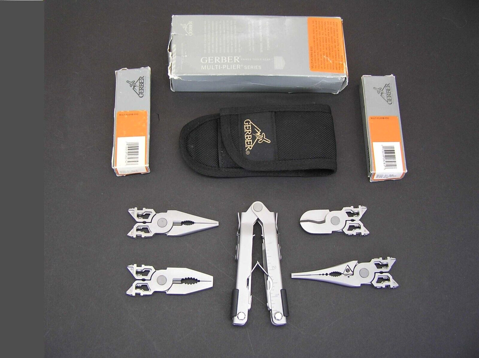 Gerber Evolution MP650 MILITARY VERSION Multi Plier Tool w FOUR Heads
