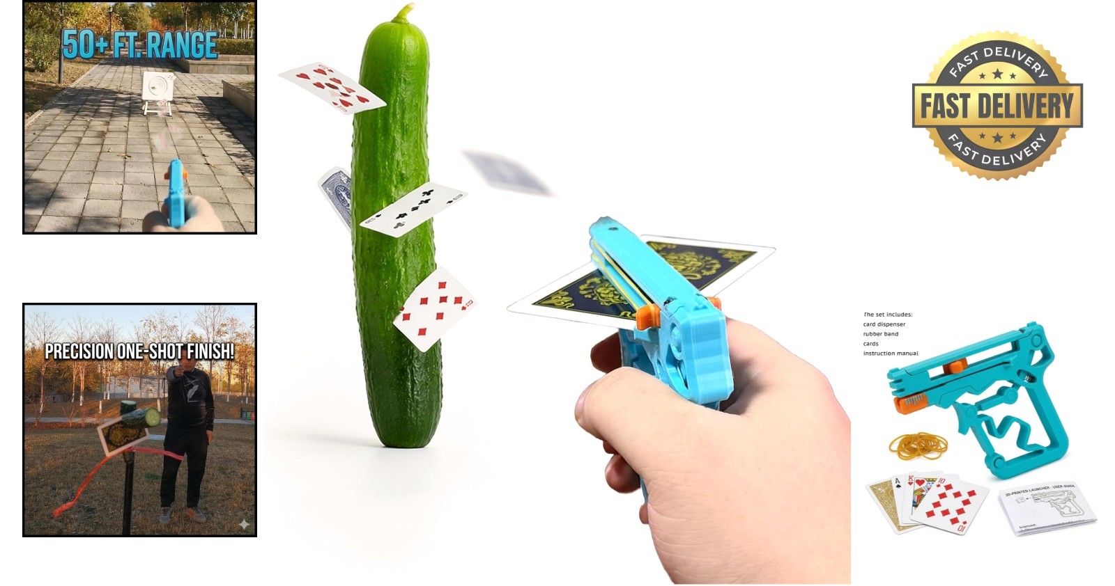 Compact Precision Skill Tool: Outdoor Sports Card Launcher for Adventure Lovers