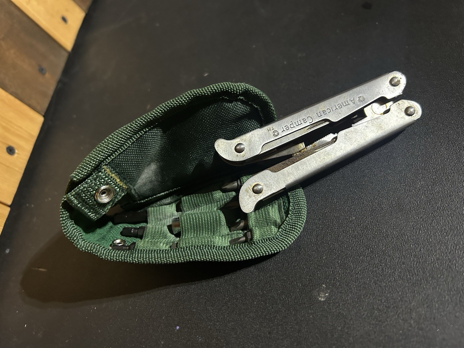 American Camper Multi-Tool Pocket Knife and Pliers Set With case