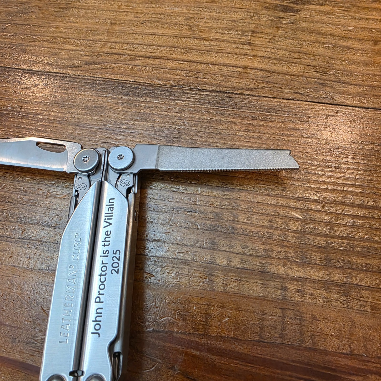 Leatherman Curl Multi-Tool with Sheath – John Proctor is the Villian Crew