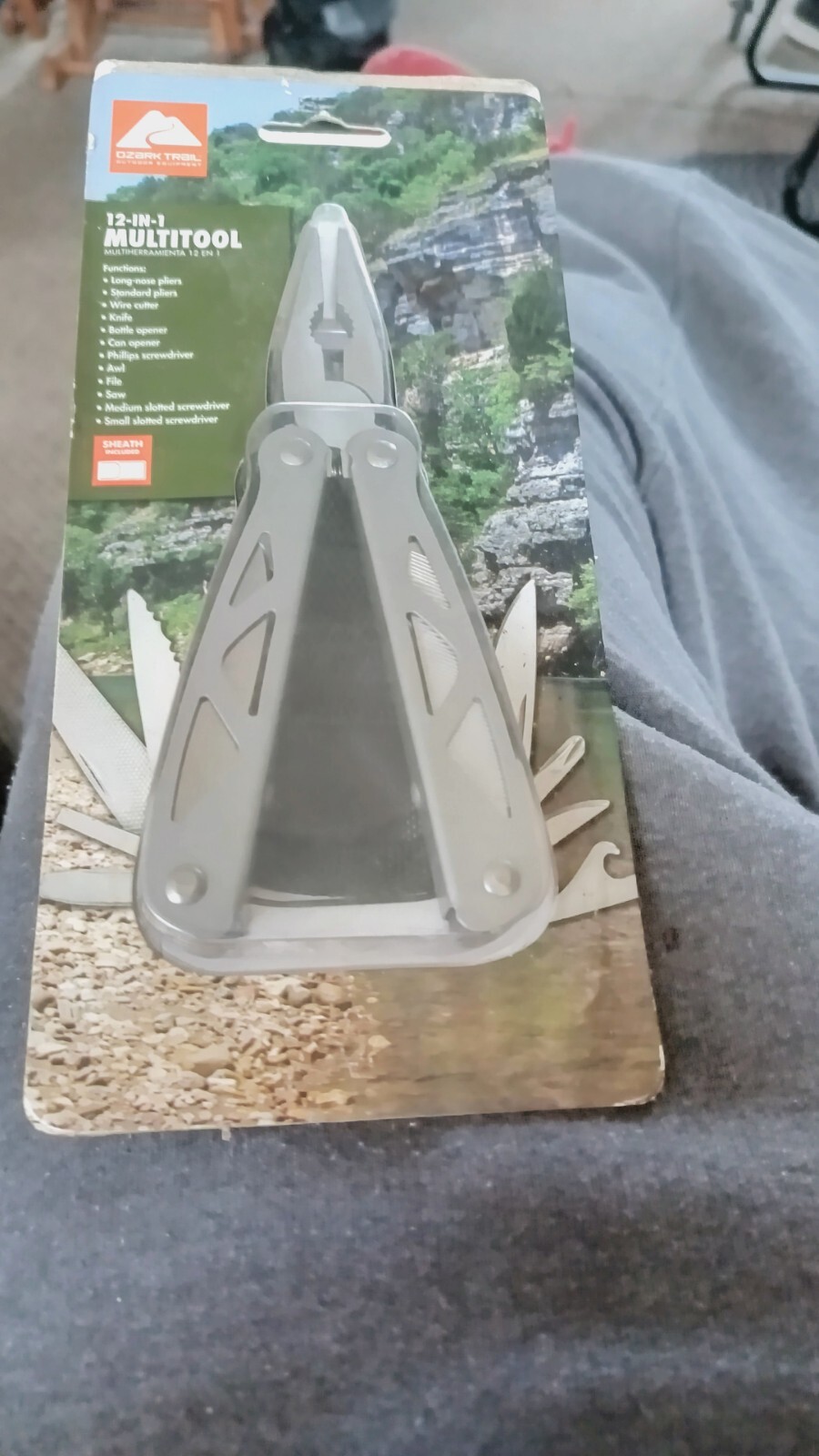 Ozark Trail 12-in-1 Multi Tool w/ Sheath Camping Fishing