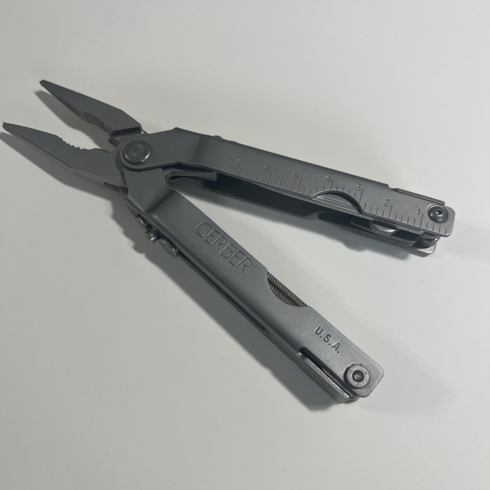 Vintage Original Gerber Multi Plier Folding Multi Tool W/ Sheath ,Early Model