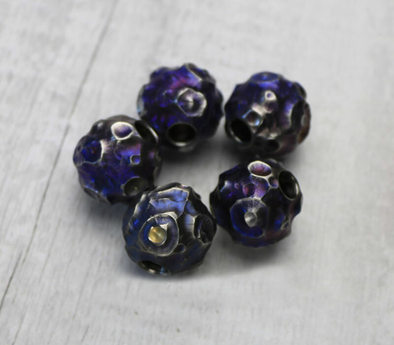 EDC TC4 Titanium Carved Meteorite Lanyard Pendant Bead Key Parachute RopeDIYBead