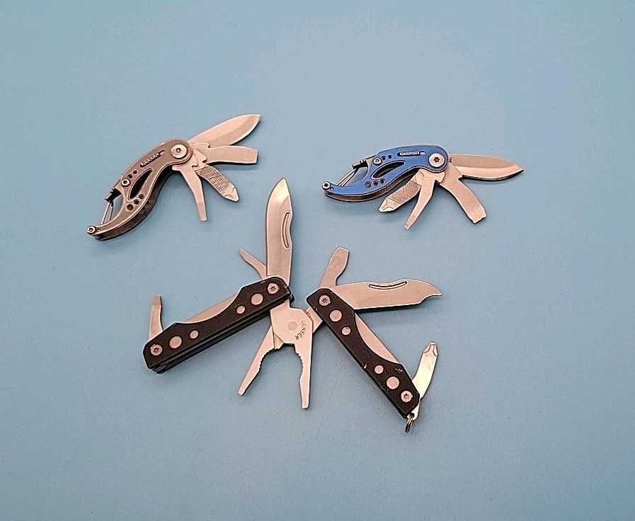 Gerber Curve / Clutch Mini Multi-Tool – LOT OF 3 – Blade, File, Bottle Opener