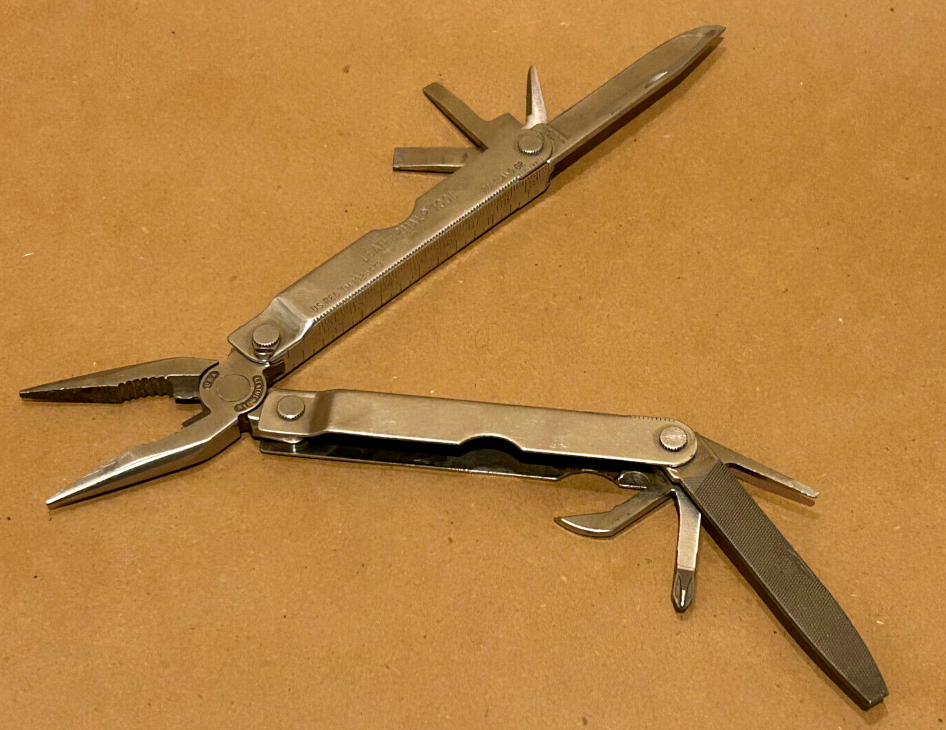 Leatherman PST Hand Held Multi-Tool/Pocket Survival Tool, Stainless Steel