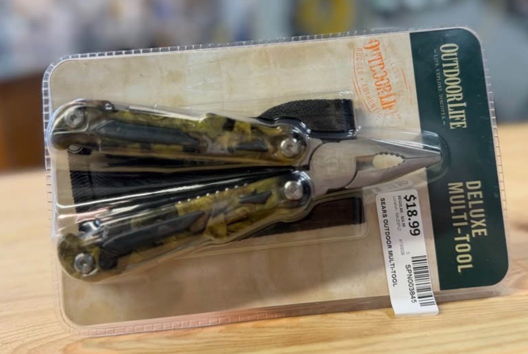 Outdoor Life Sears Camo Outdoor Deluxe Multi Tool