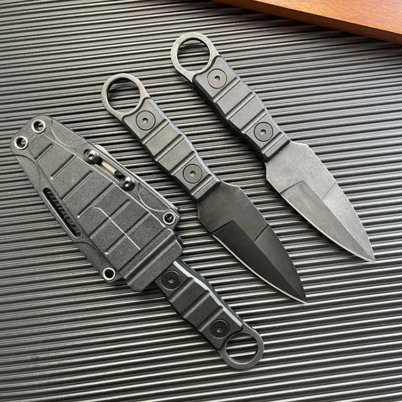 Outdoor Straight Knife High Hardness SurvivalKknife Camping EDC Portable