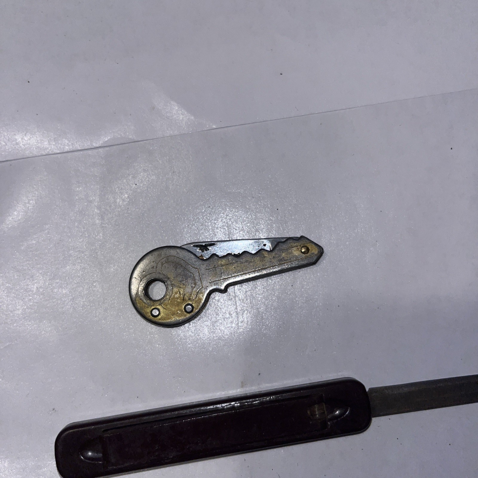 Mini Pocket Foldable Keychain Knife Small Vintage Secret Folding Knife B5