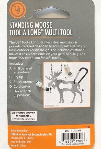 TWO Multi-Tool – Moose- Stainless steel -NEW w/tags